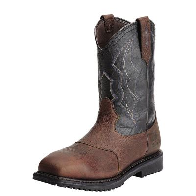 Ariat Work: RigTek Wide Square Toe Waterproof Composite Toe Zapatos de Seguridad Hombre - Marrones (